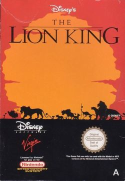 Lion King - NES - Box Art