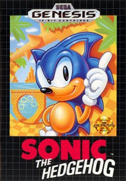 Sonic 1 - Genesis - Box Art