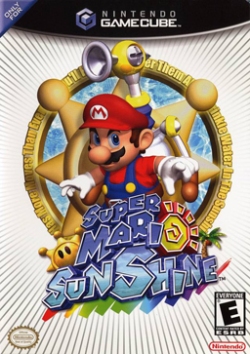 Super Mario Sunshine - GC - Box Art